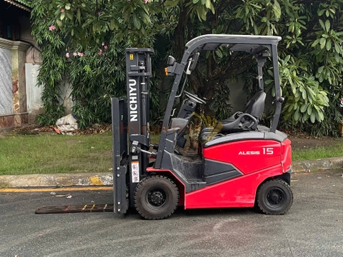 Xe nâng điện ngồi lái NICHIYU FB15P-80B-300AF năm 2020, nâng cao 3m