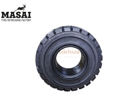 Lốp đặc xe nâng hiệu MASAI size 23x9-10 thương hiệu Thái Lan