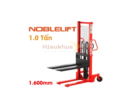 Xe nâng tay cao 1 tấn nâng cao 1.6 m NOBLELIFT CTY-EH1.0