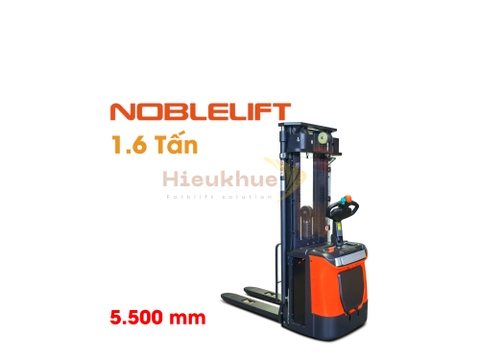 Xe nâng stacker 1.6 tấn nâng cao 5.5 m NOBLELIFT PS16N