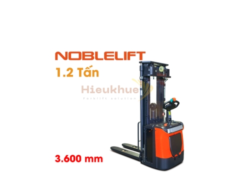 Xe nâng stacker 1.2 tấn, nâng cao 3.6 m NOBLELIFT PS12N