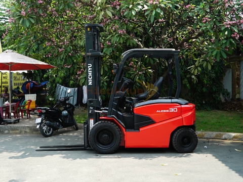 Xe nâng điện ngồi lái NICHIYU FB30PN-80CD-450RFL siêu lướt 2022