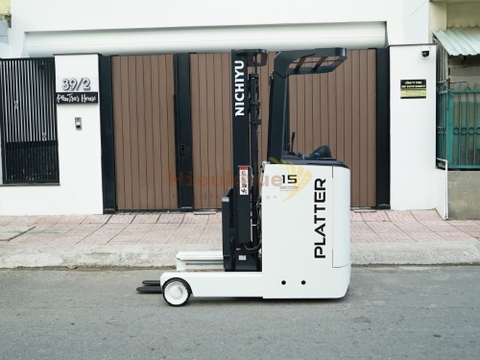 Xe nâng điện đứng lái NICHIYU FBRM15-80-350