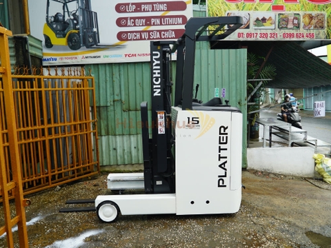 Xe nâng điện đứng lái NICHIYU FBRM15-80-300CS