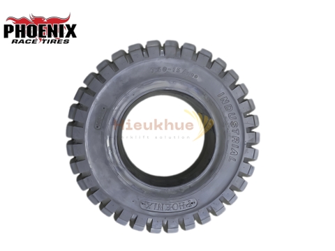 Lốp đặc xe nâng hiệu PHOENIX size 750-15 thương hiệu Thái Lan