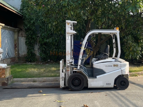 Xe nâng điện ngồi lái NICHIYU FB30PN-80B-400SAF năm 2021, nâng cao 4m