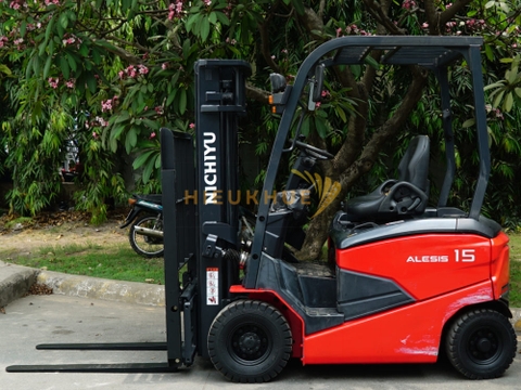 Xe nâng điện ngồi lái NICHIYU FB15PN-80BC-300F
