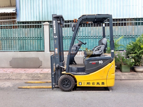 Xe nâng điện ngồi lái KOMATSU FB10M-12 sơn zin đẹp keng