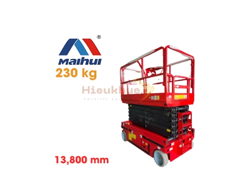 Xe thang nâng người 230 kg lên cao 14 mét MAIHUI Model SJC1214