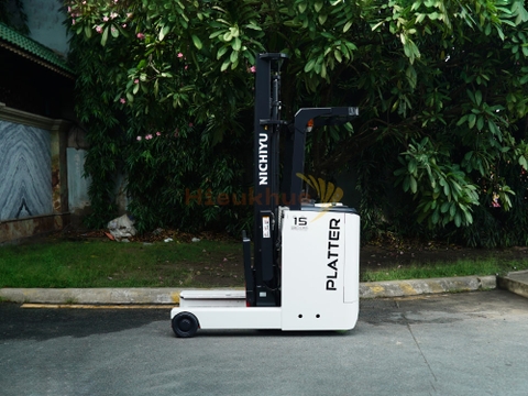 Xe nâng điện đứng lái NICHIYU FBRM15-85-430 năm 2021, nâng cao 4.3m