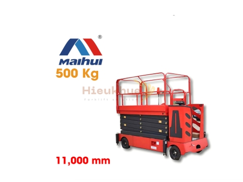 Xe thang nâng người 500 kg lên cao 11 mét MAIHUI Model SJZ0.5-9