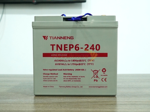 Bình điện xả sâu 6V - 240Ah THIÊN NĂNG (TIANNENG) TNE6-240