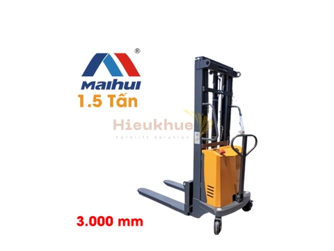 Xe nâng bán tự động 1.5 tấn nâng cao 3 m MAIHUI CDSD1530