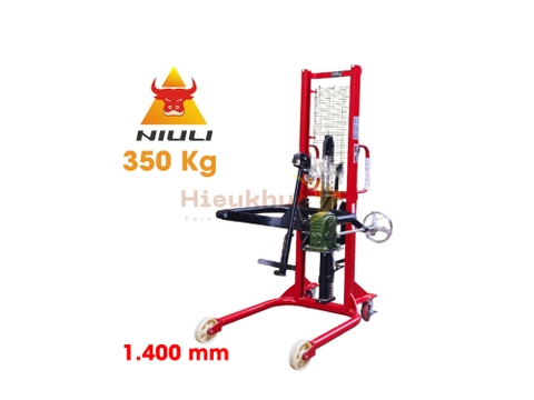 Xe nâng phuy sắt 350 kg lên cao 1.4 mét NIULI Model COT035NL