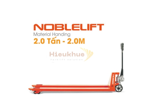 Xe nâng tay thấp 2 tấn NOBLELIFT càng dài 2 mét ACL20-2.0M