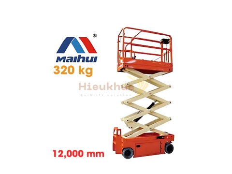 Xe thang nâng người 320 kg lên cao 12 mét MAIHUI Model SJC1012