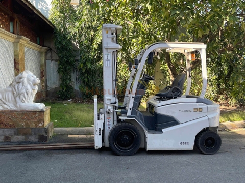 Xe nâng điện ngồi lái NICHIYU FB30PN-80B-400SAF năm 2021, nâng cao 4m