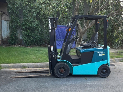 Xe nâng điện ngồi lái SUMITOMO 41FB15PXIII năm 2020, nâng cao 3m