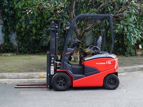 Xe nâng điện ngồi lái NICHIYU FB15PN-80-300 năm 2020, nâng cao 3m