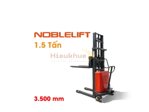 Xe nâng bán tự động 1.5 tấn nâng cao 3.5 m NOBLELIFT SPN1535