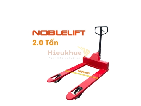 Xe nâng tay thấp 2 tấn càng rộng 1.000 mm NOBLELIFT ACE20-1000