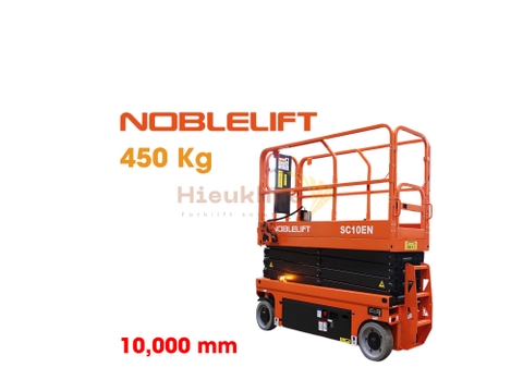 Xe thang nâng người 230 kg lên cao 10 mét NOBLELIFT Model SC10EN