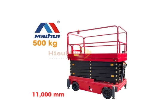 Xe thang nâng người 500 kg lên cao 11 mét MAIHUI Model SJY05.11A