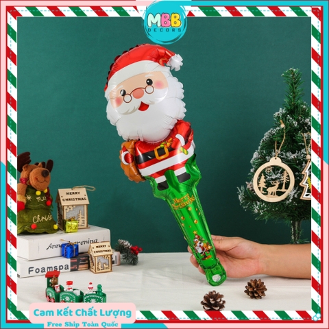 [NOEL 2024] Bong Bóng Tay Cầm NOEL, Phao Cài Tóc Cho Bé Phụ Kiện Đồ Trang Trí Tiệc Noel Giáng Sinh MBBDecor