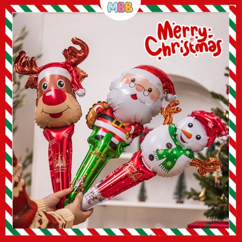 [NOEL 2024] Bong Bóng Tay Cầm NOEL, Phao Cài Tóc Cho Bé Phụ Kiện Đồ Trang Trí Tiệc Noel Giáng Sinh MBBDecor