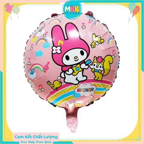 Phụ Kiện Hoạt Hình Kuromi Sanrio Cinnamoroll My Melody Trang Trí Sinh Nhật