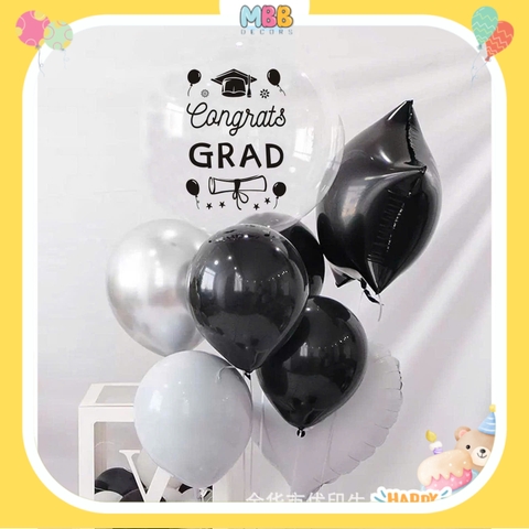 Tổng Hợp Phụ Kiện Lễ Tốt Nghiệp Sash Băng Rôn Vải Đeo Chéo, Dây Chữ Congratulations, Hộp Quà Tốt Nghiệp, Sticker Dán Bóng Nhân Dịp Lễ Tốt Nghiệp/ I Graduated/ / Graduation