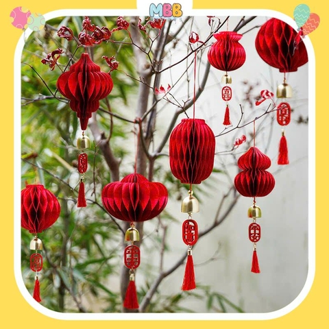 Phụ Kiện Trang Trí Tết 2026 Nhiều Chủ Đề Lân Sư Rồng, Tết Cổ Truyền, Làm Background Chụp Ảnh