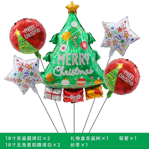 Set Phối Bong Bóng Bay Và Ông Già NOEL  Trang Trí NOEL, Giáng Sinh