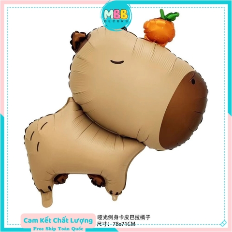 Bóng bay lá nhôm Baby Three, Kapybara, Labubu trang trí sinh nhật