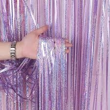 rèm kim tuyến  tím nhạt