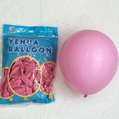 BÓNG PASTEL HỒNG ĐẬM 10IN
