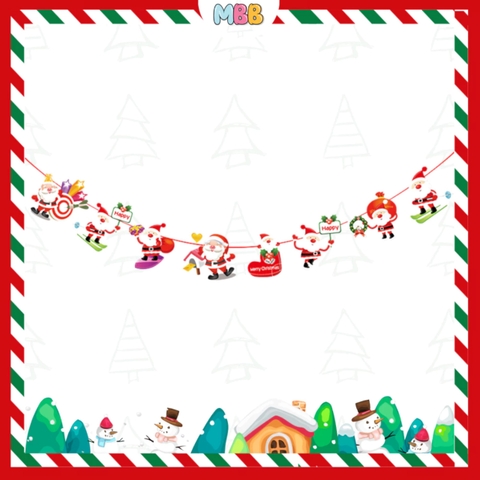 Trang Trí Giáng Sinh Noel - Dây Treo Trang Trí Giáng Sinh
