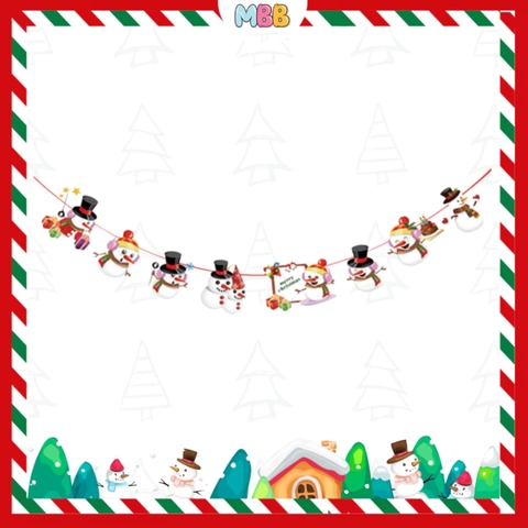 Trang Trí Giáng Sinh Noel - Dây Treo Trang Trí Giáng Sinh