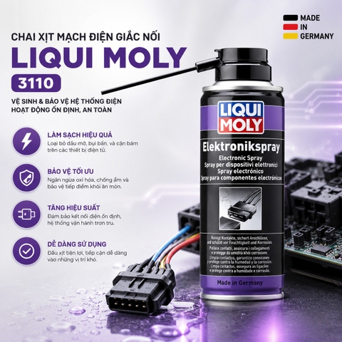 Chai xịt mạch điện giắc nối Liqui Moly 3110