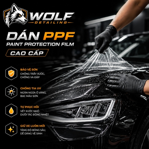Dán PPF - Paint Protection Film cao cấp