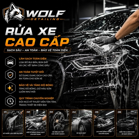 Rửa xe cao cấp