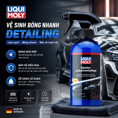 Xịt phủ bóng nhanh Detailing