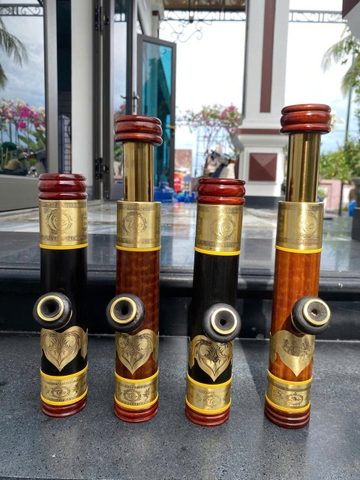Mini rút đồng chìm hoa văn