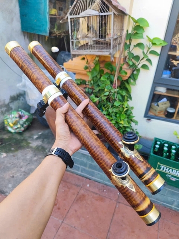Điếu cày da báo hoa văn