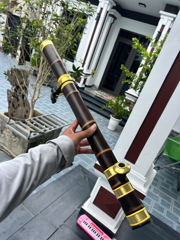 Điếu Cày 5 đốt bọc đồng trơn
