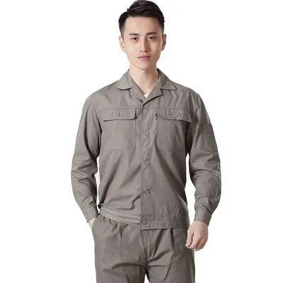 Quần Áo Bảo Hộ Kaki 65/35 Thoáng Mát, Thấm Hút Mồ Hôi