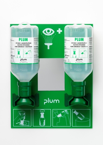 Bộ chai dung dịch rửa mắt khẩn cấp PLUM 4694