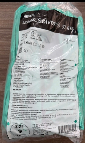 Găng tay chống hoá chất Ansell 37-676