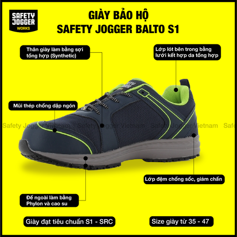 Giày Safety Jogger Cador S1P