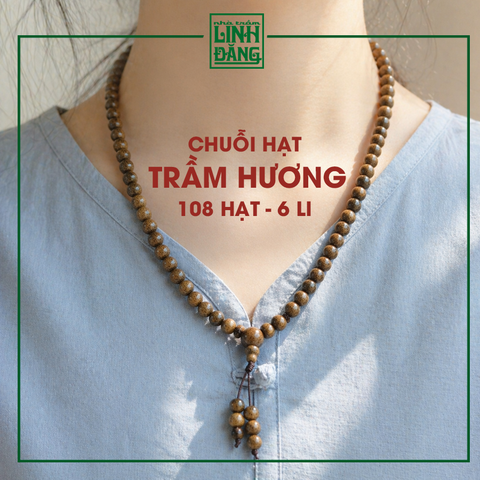 Chuỗi Hạt Trơn 6mm 108 Hạt